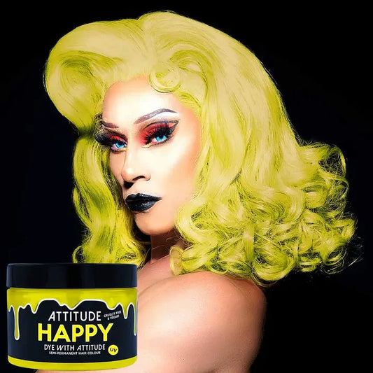 Happy Uv Yellow Hair Dye - Vegan, Cruelty-Free