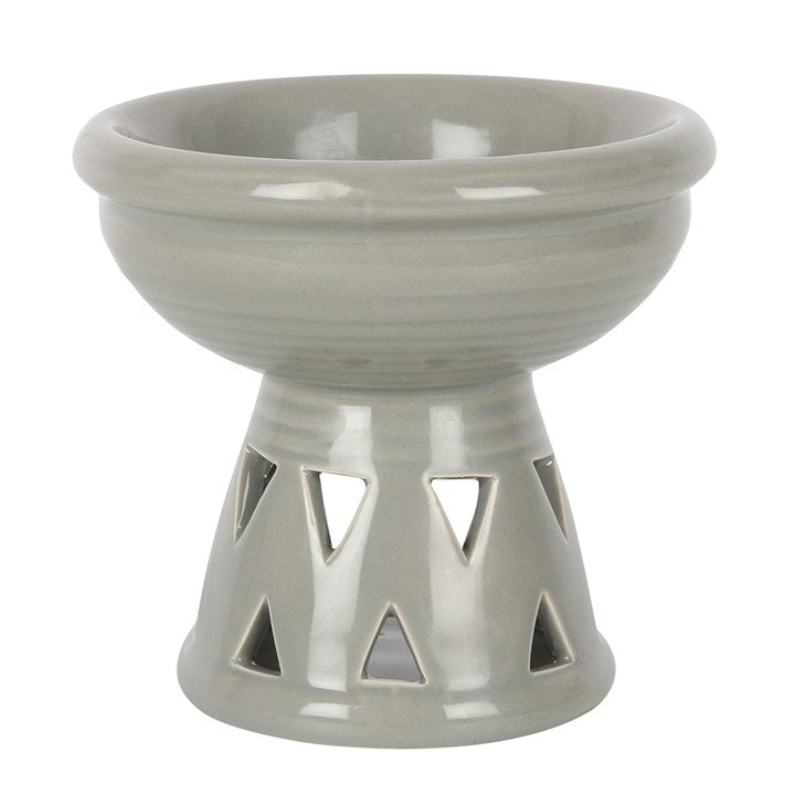 Grey Deep Bowl Oil Burner