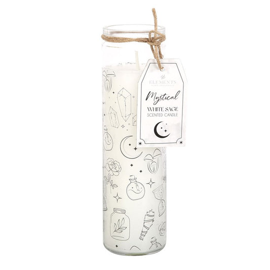 Mystical White Sage Tube Candle