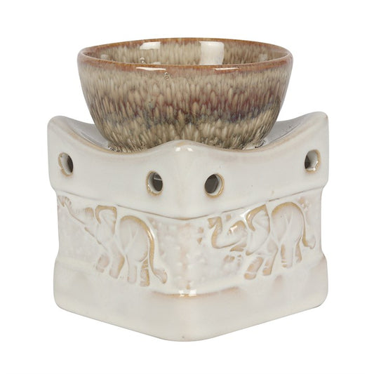 Two Tone Elephant Oil Burner