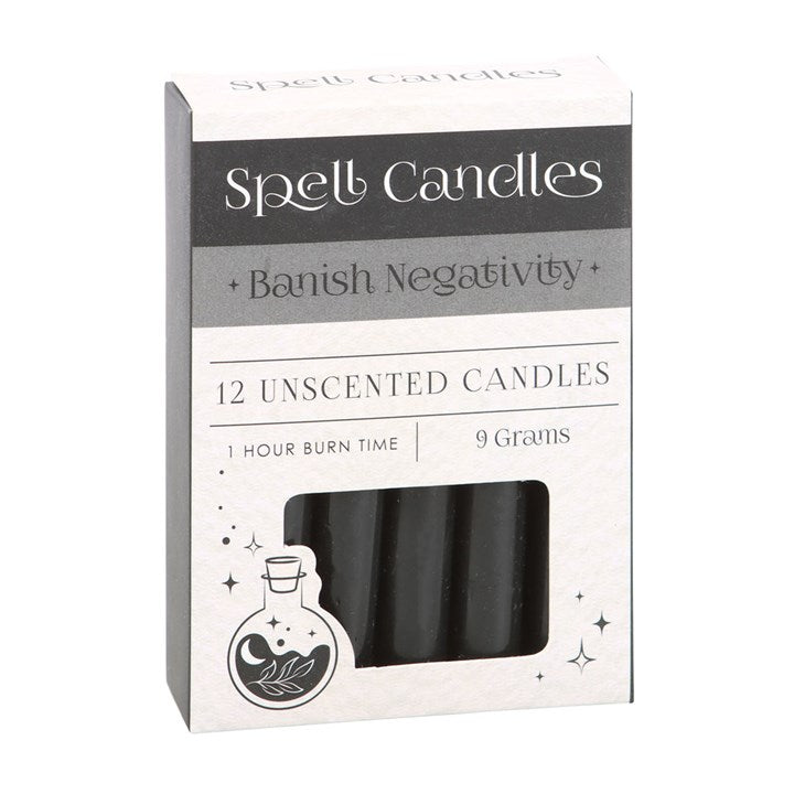 Pack of 12 Banish Negativity Spell Candles