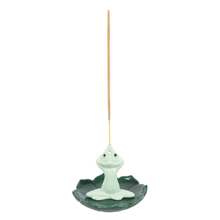 Yoga Frog Incense Stick Holder