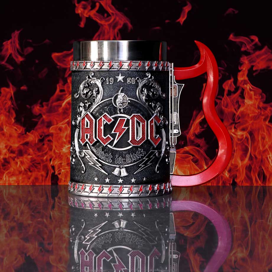 ACDC Back in Black Tankard 16cm