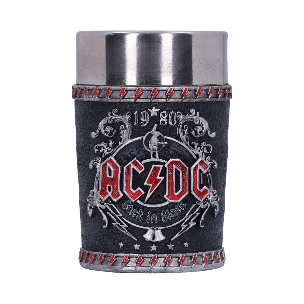 ACDC Back in Black Shot Glass 8.5cm