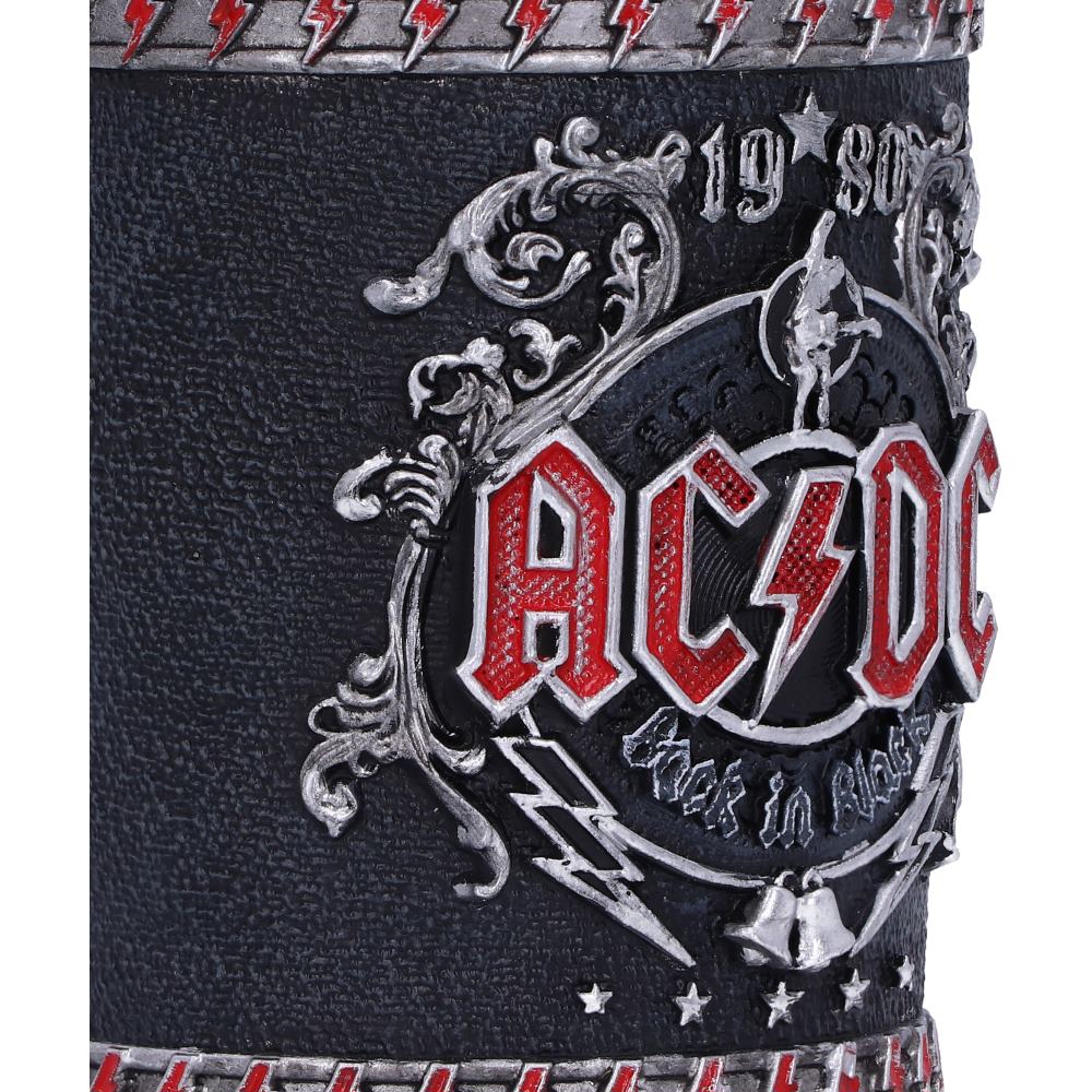 ACDC Back in Black Shot Glass 8.5cm