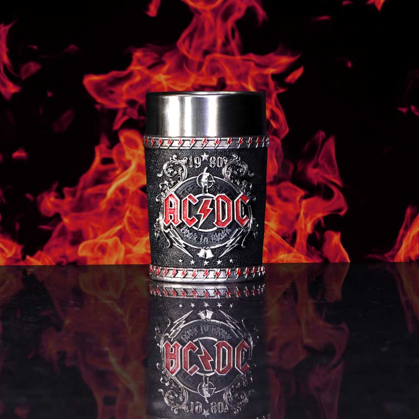 ACDC Back in Black Shot Glass 8.5cm