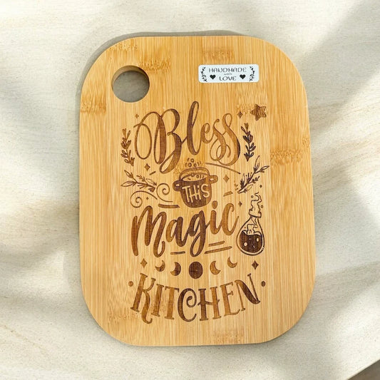 Witchy Cutting Board, Magic Cutting Board, Bless this Magic Kitchen, Kitchen Decoration, Witch, Wicca, Pagan