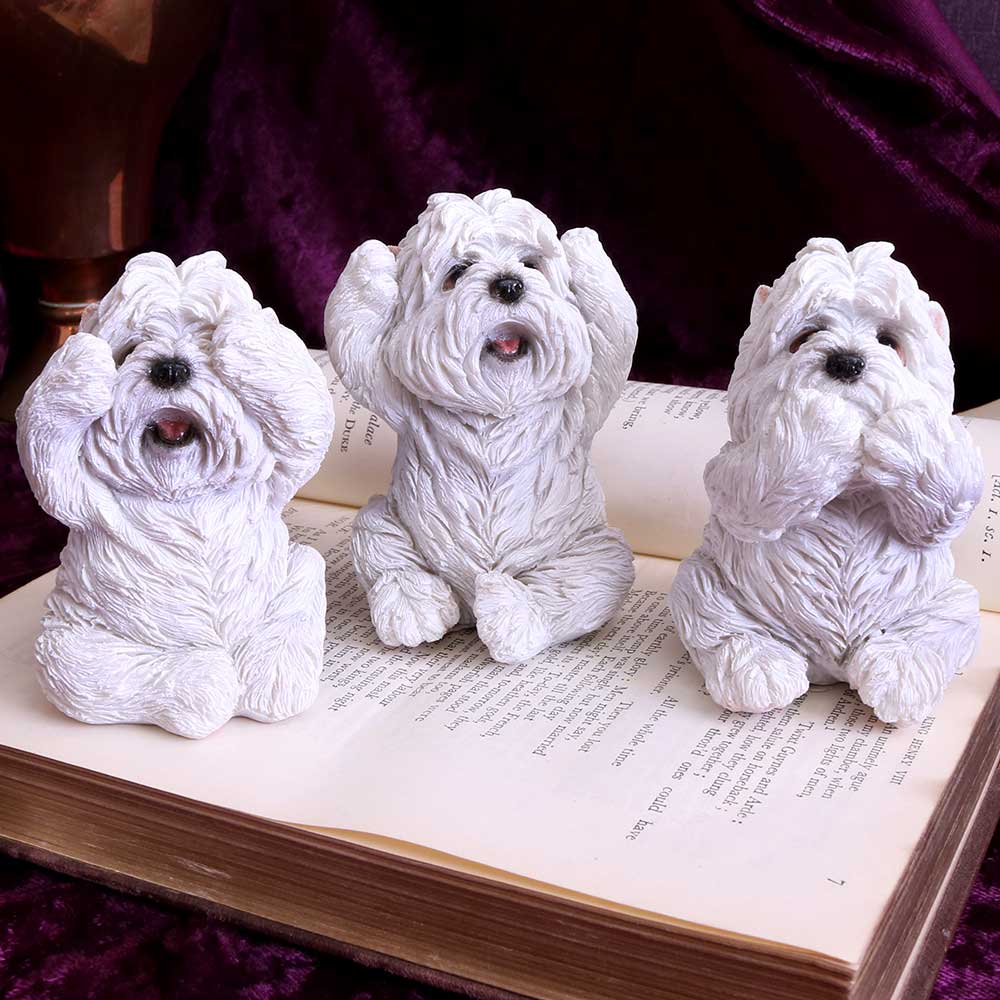 Three Wise Westies 8cm