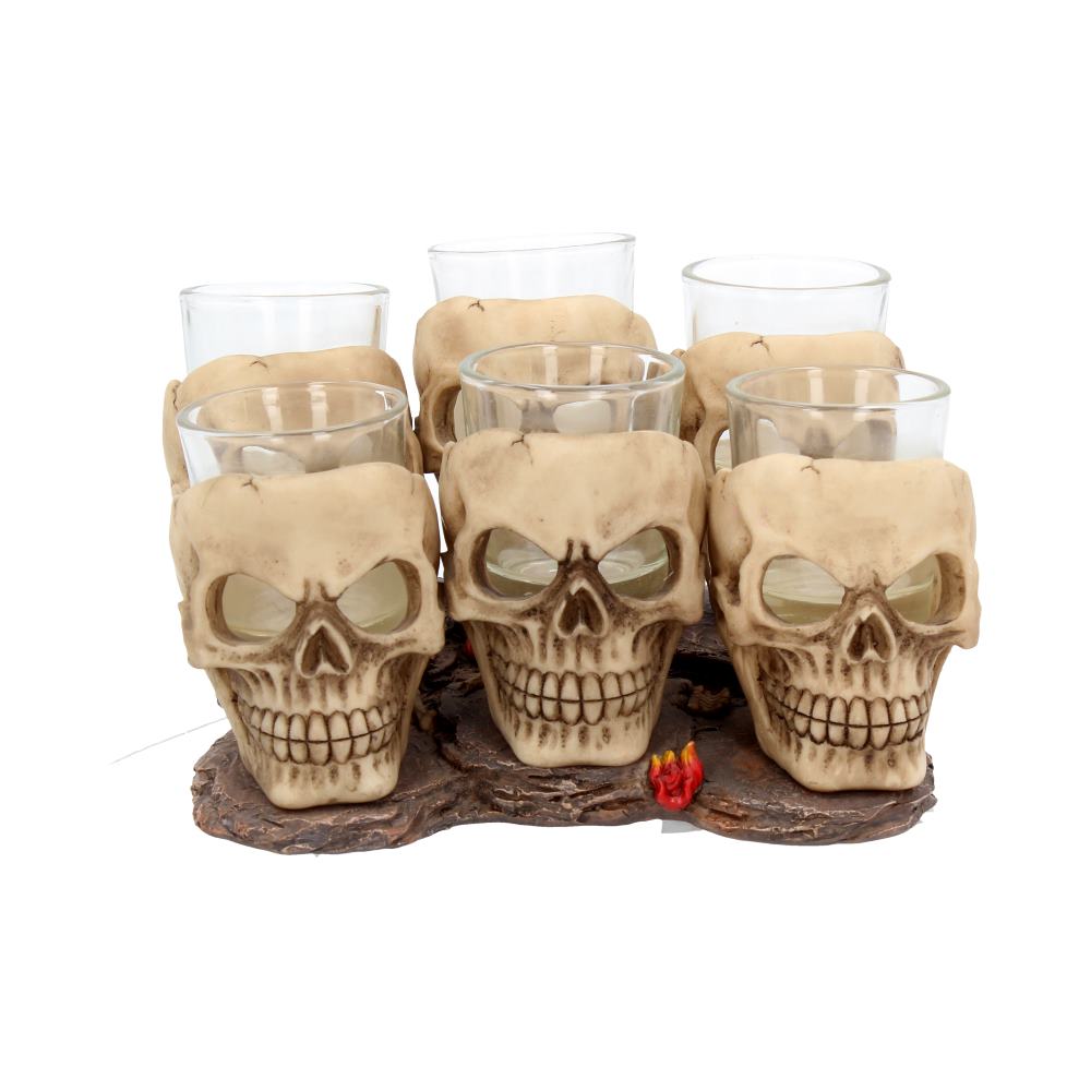 Six Shooter Skulls 10cm (set of 6)